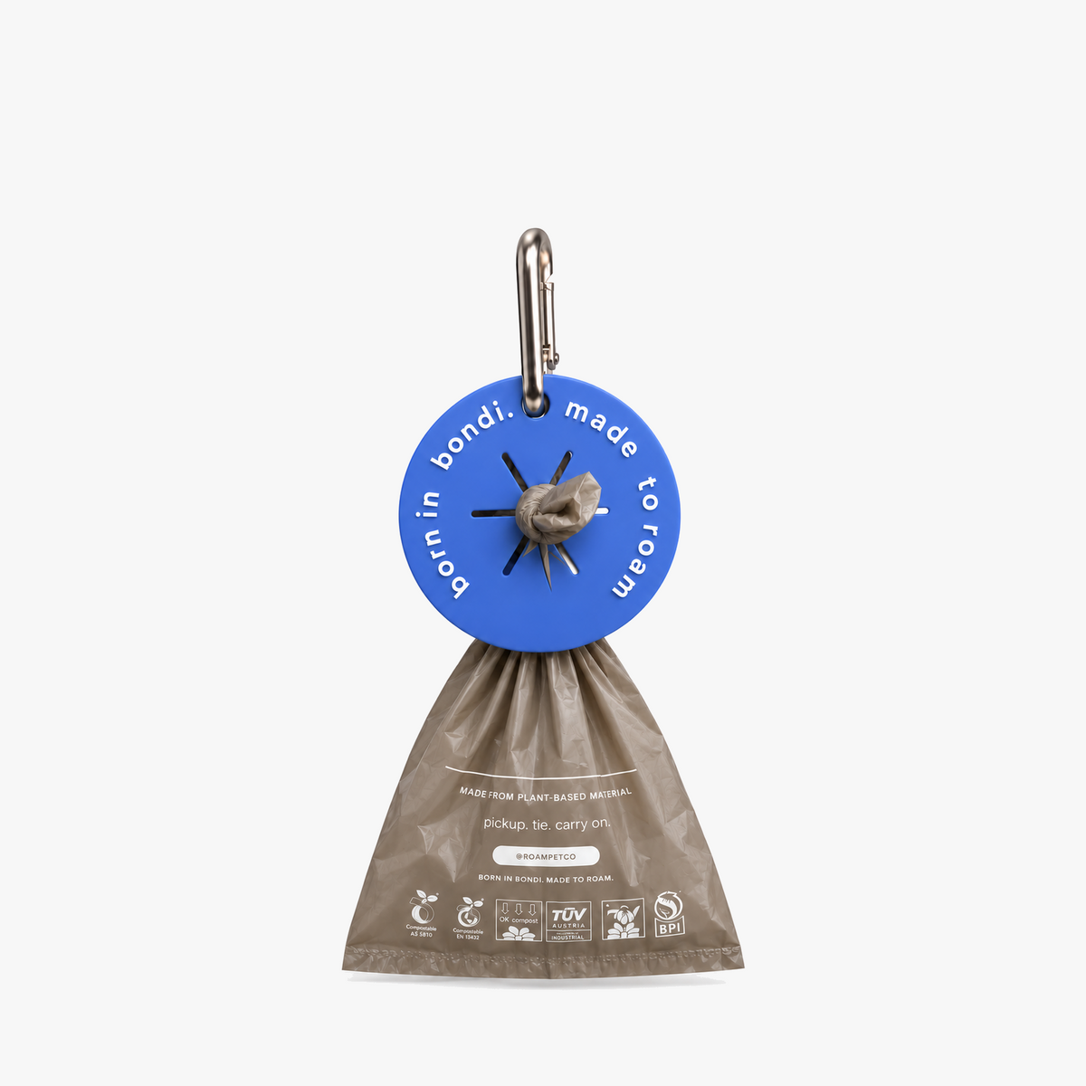 poo bag holder - bondi blue