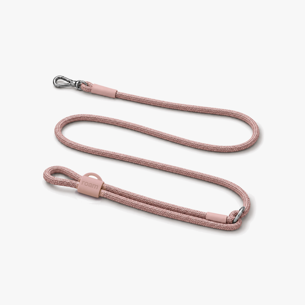 hands-free leash - blush pink