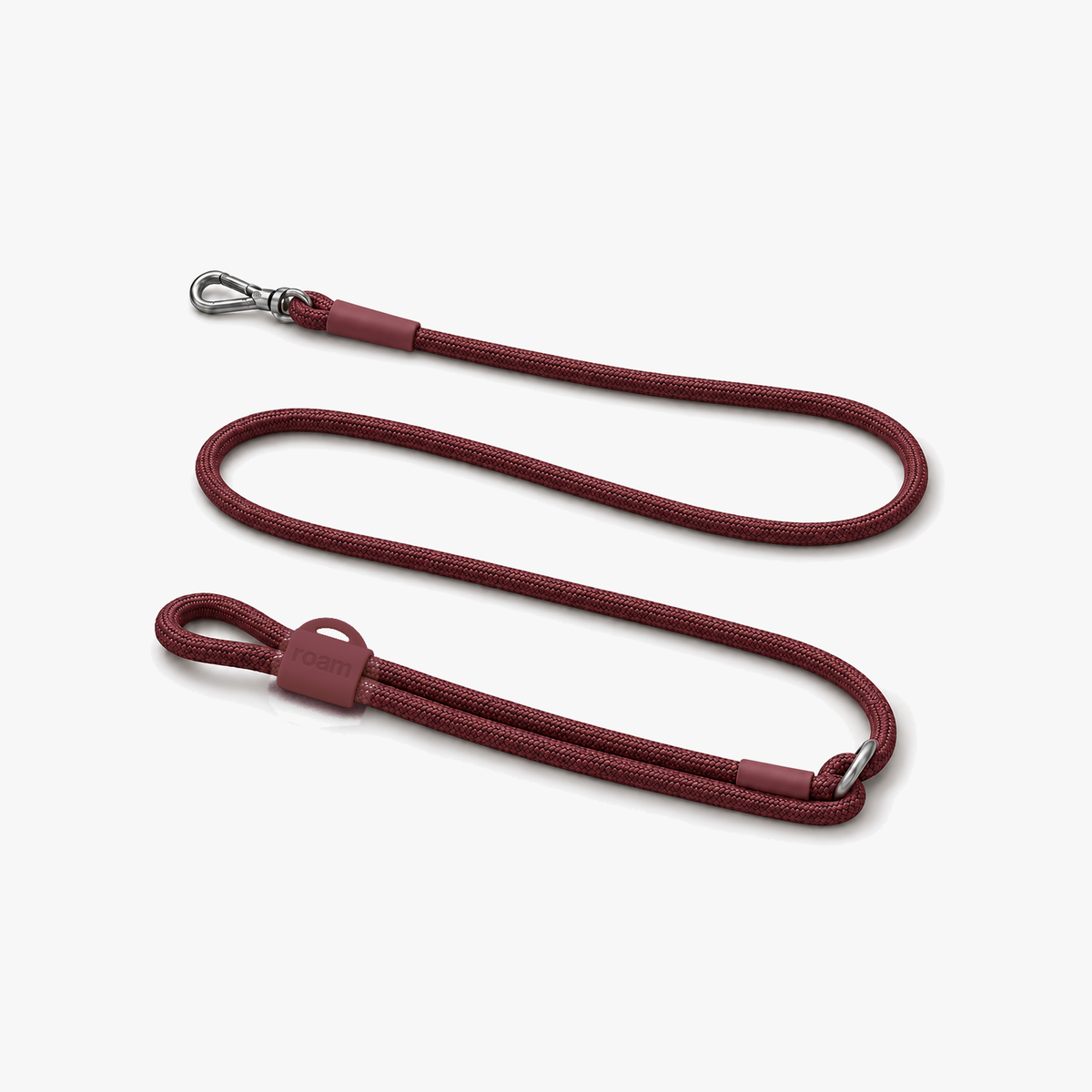 hands-free leash - burgundy